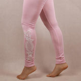 Lace Decoration Plus Size Leggings