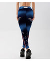 Tibetan Blue Captain Fight Push Up Leggings