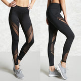 Mesh Pattern Fitness Leggings