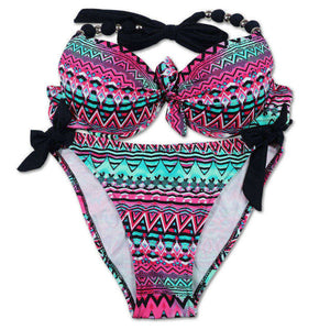 Floral Print Bikini Set