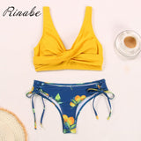 Bikini Lemon Print