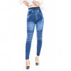 Plus Size Fashion Faux Denim Jeans Leggings