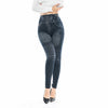 Plus Size Fashion Faux Denim Jeans Leggings