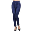 Plus Size Fashion Faux Denim Jeans Leggings