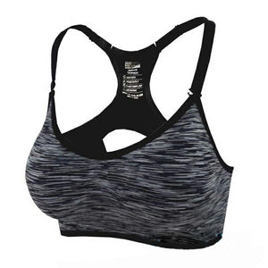 Adjustable Spaghetti Straps Padded Sports Bra