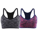 Adjustable Spaghetti Straps Padded Sports Bra