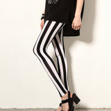 Stripe Printed Leggings