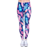 Round Ombre Printing Leggings