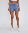 Side Cross Strap Fitness Shorts